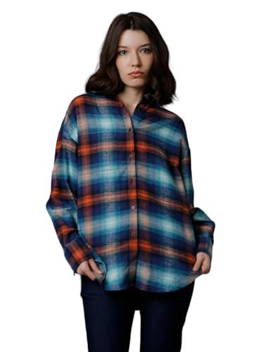 high star women's oversized shirt (hswshw23301_c28_hd_blue m)