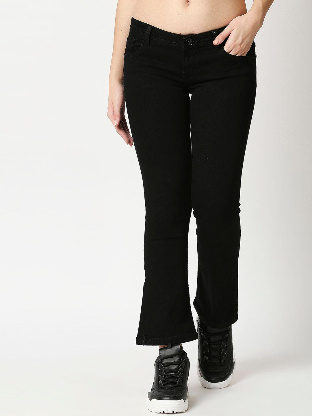 high star women black bootcut  jeans