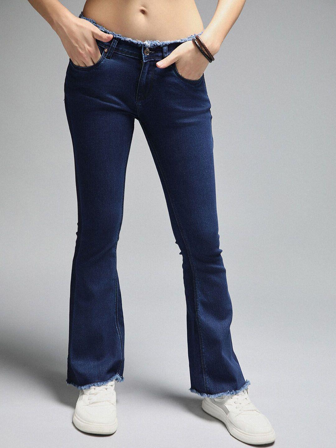 high star women bootcut high-rise clean look stretchable jeans