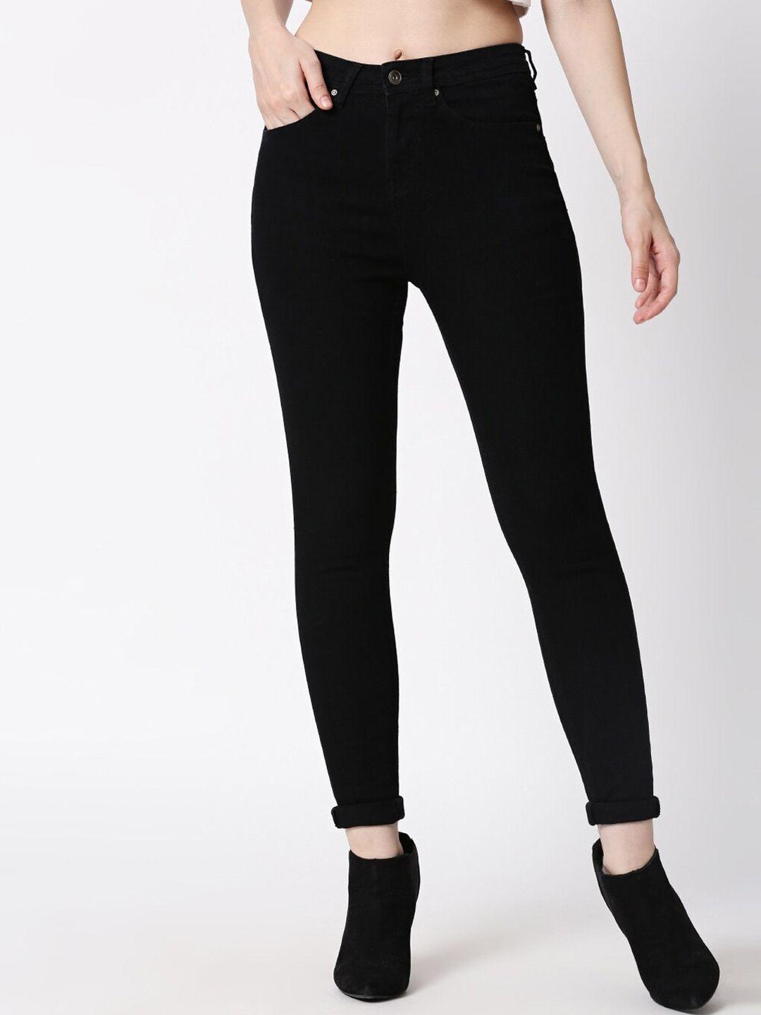 high star women slim fit high-rise stretchable jeans