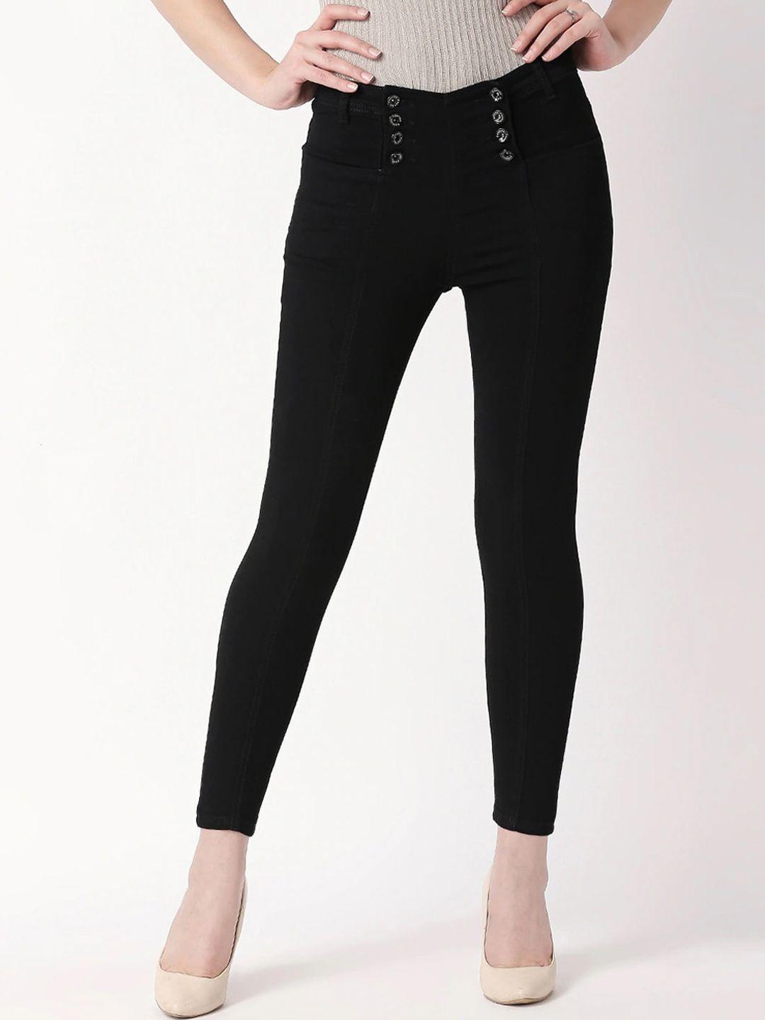 high star women slim fit high-rise stretchable jeans