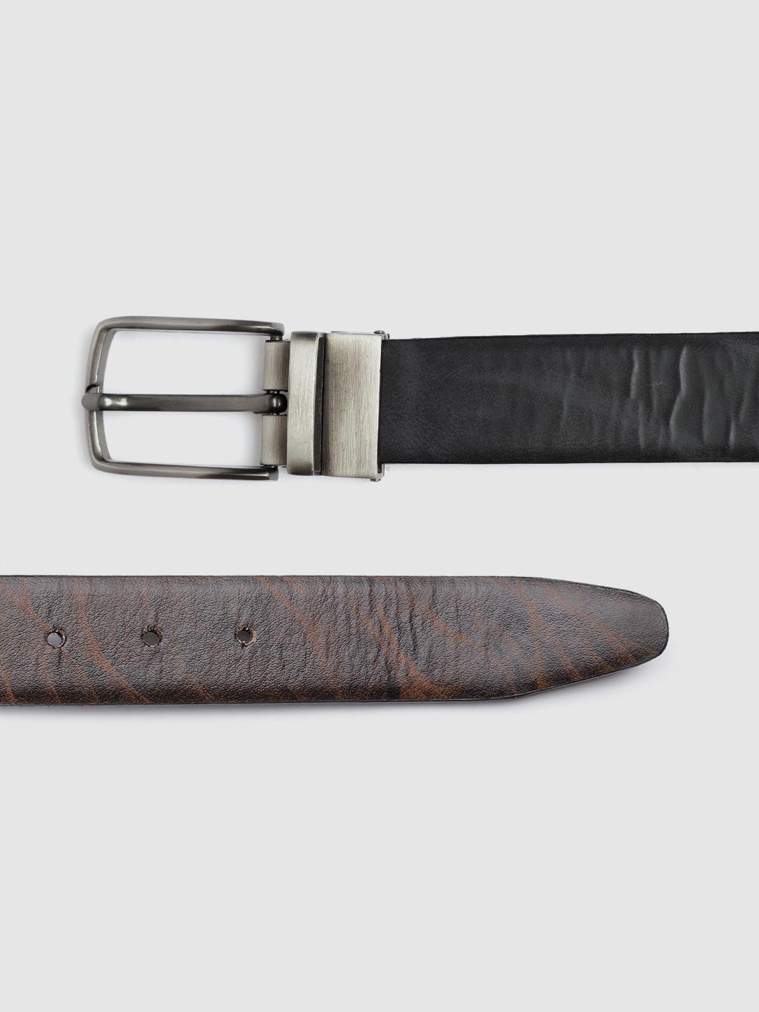 highlander men black & brown reversible belt