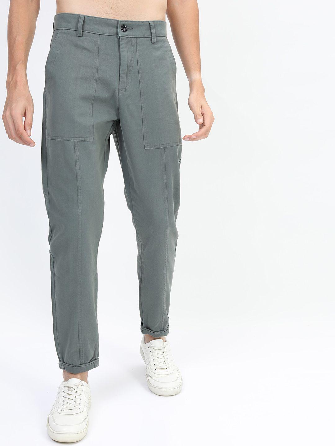 highlander men green cargos trousers