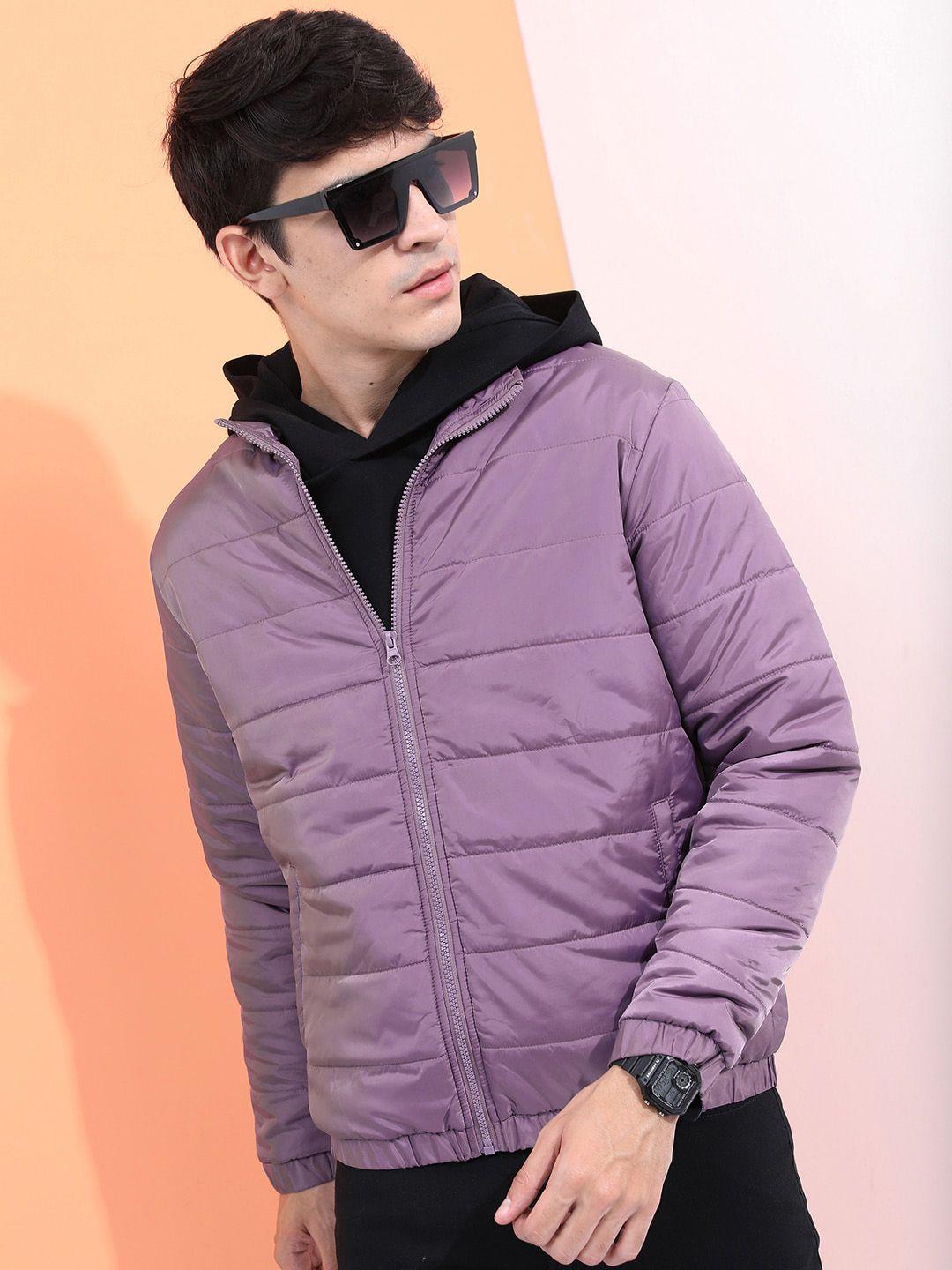 highlander men purple puffer jacket