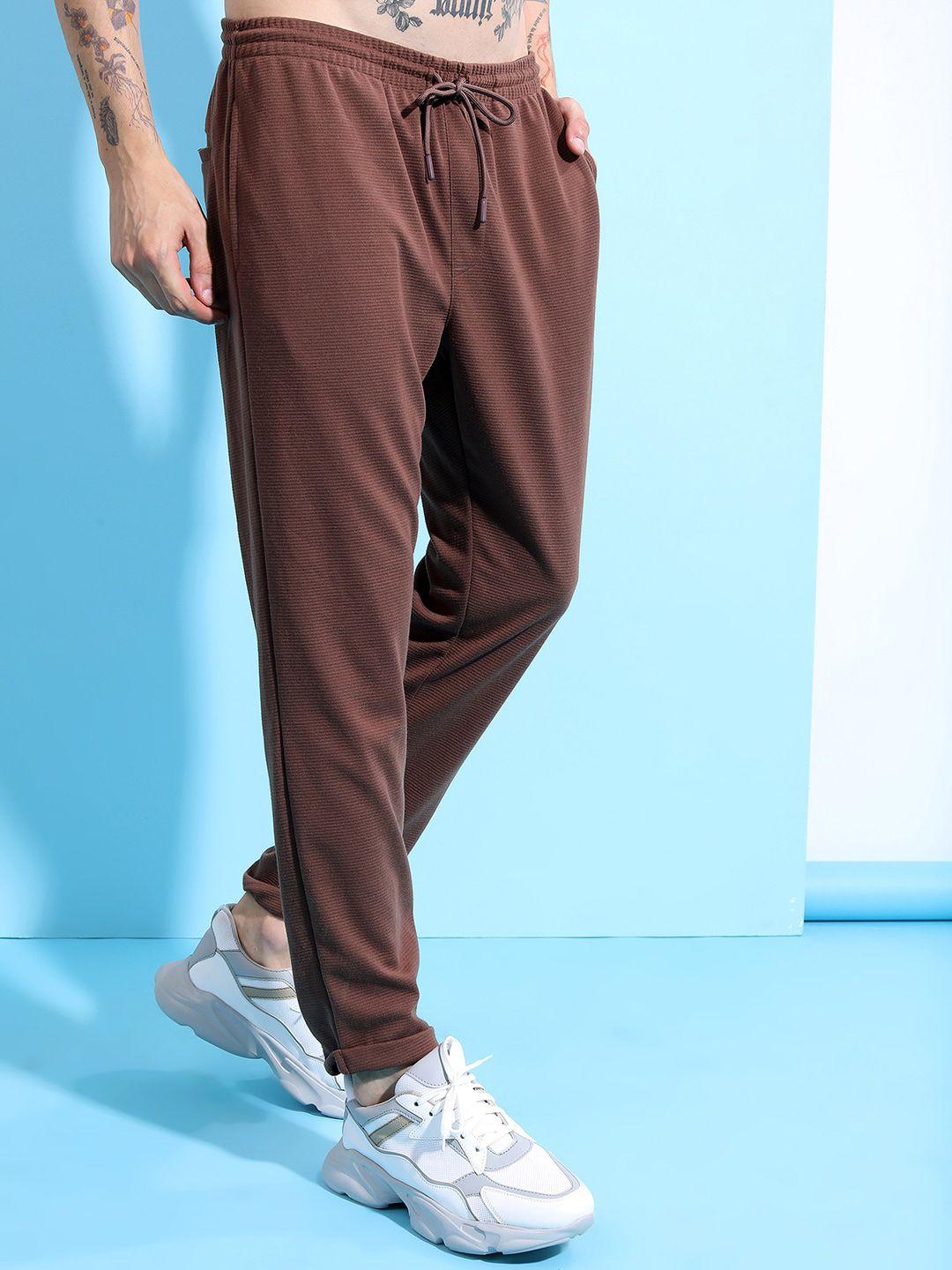 highlander men structured slim fit jogger trouser