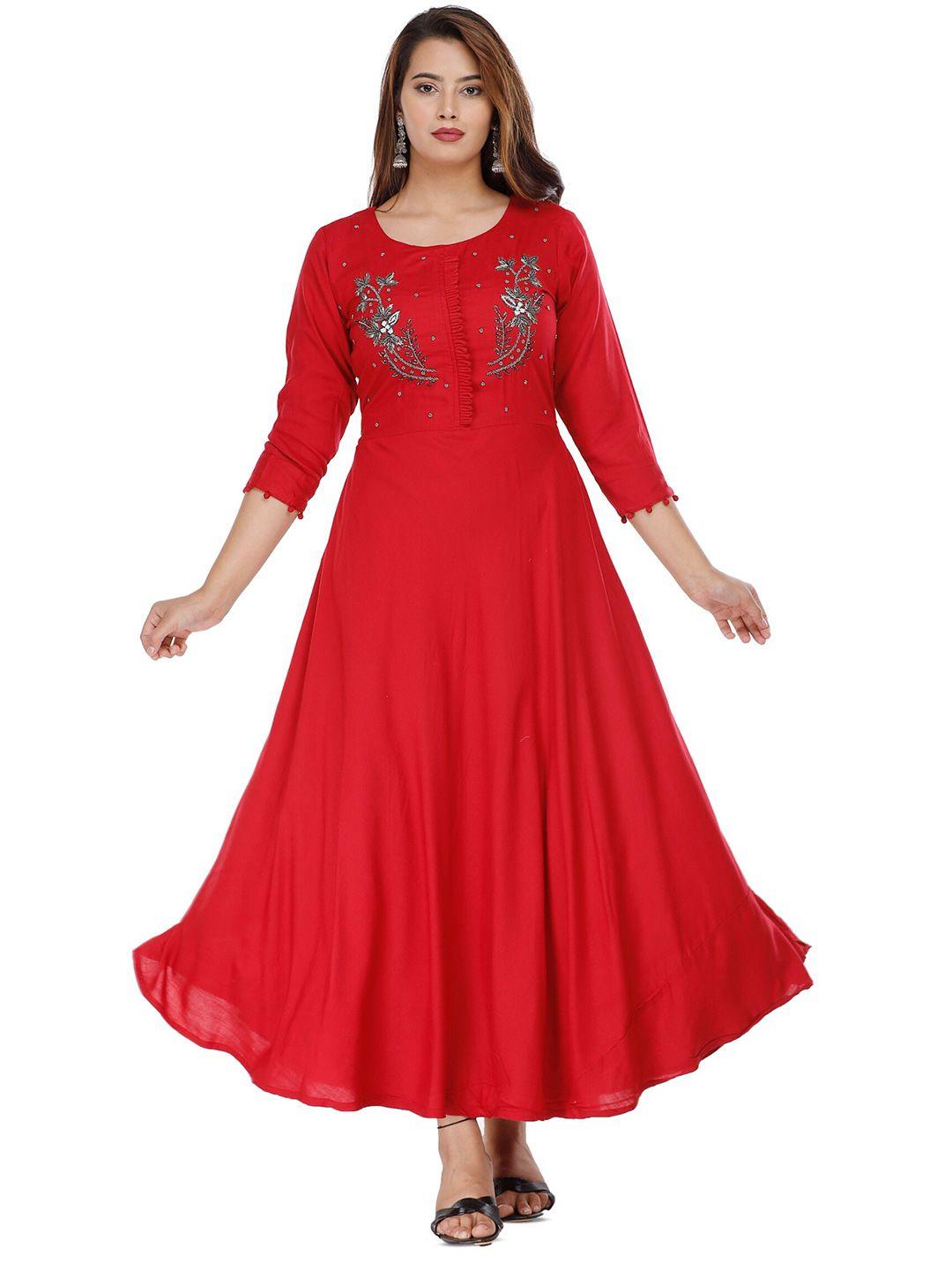 highlight fashion export embellished maxi ethnic dress