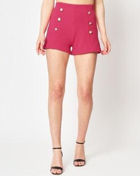 hihg-rise bermuda shorts