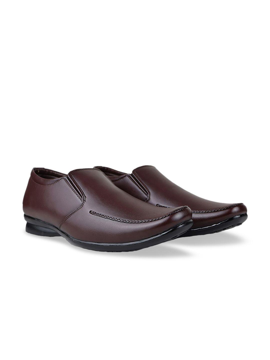 hikbi men leather formal slip-on shoes