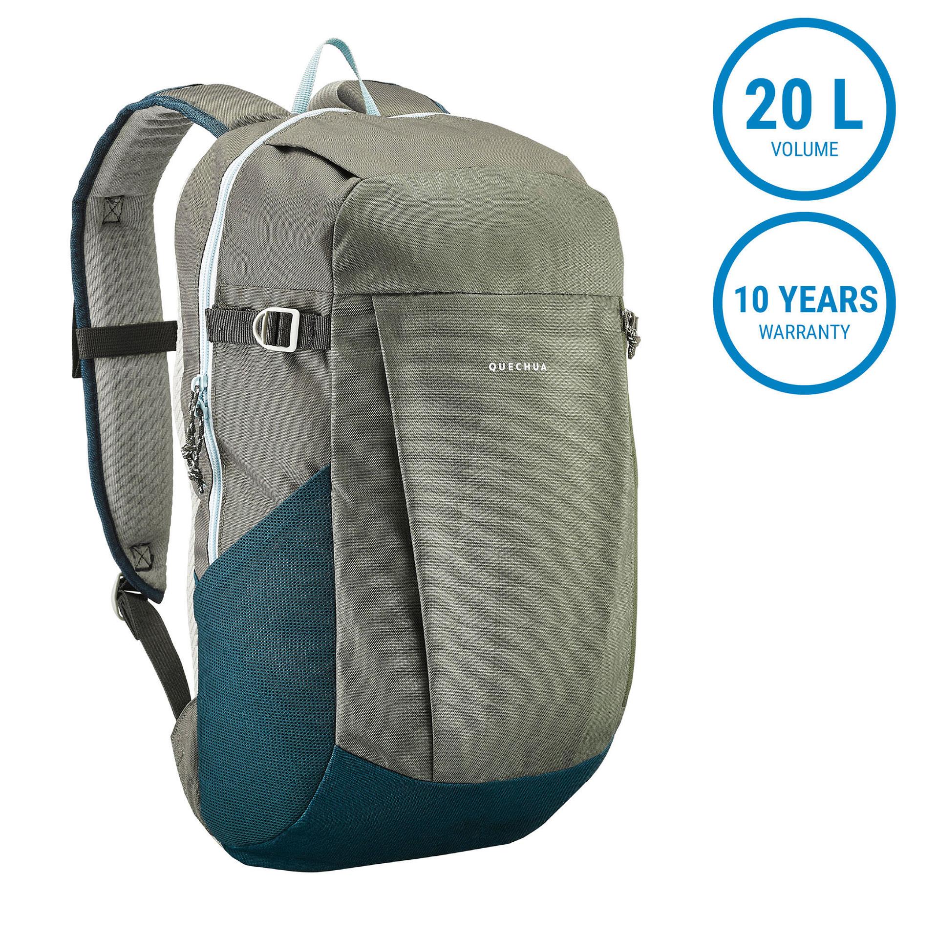 hiking bag 20 litre nh100 - khaki