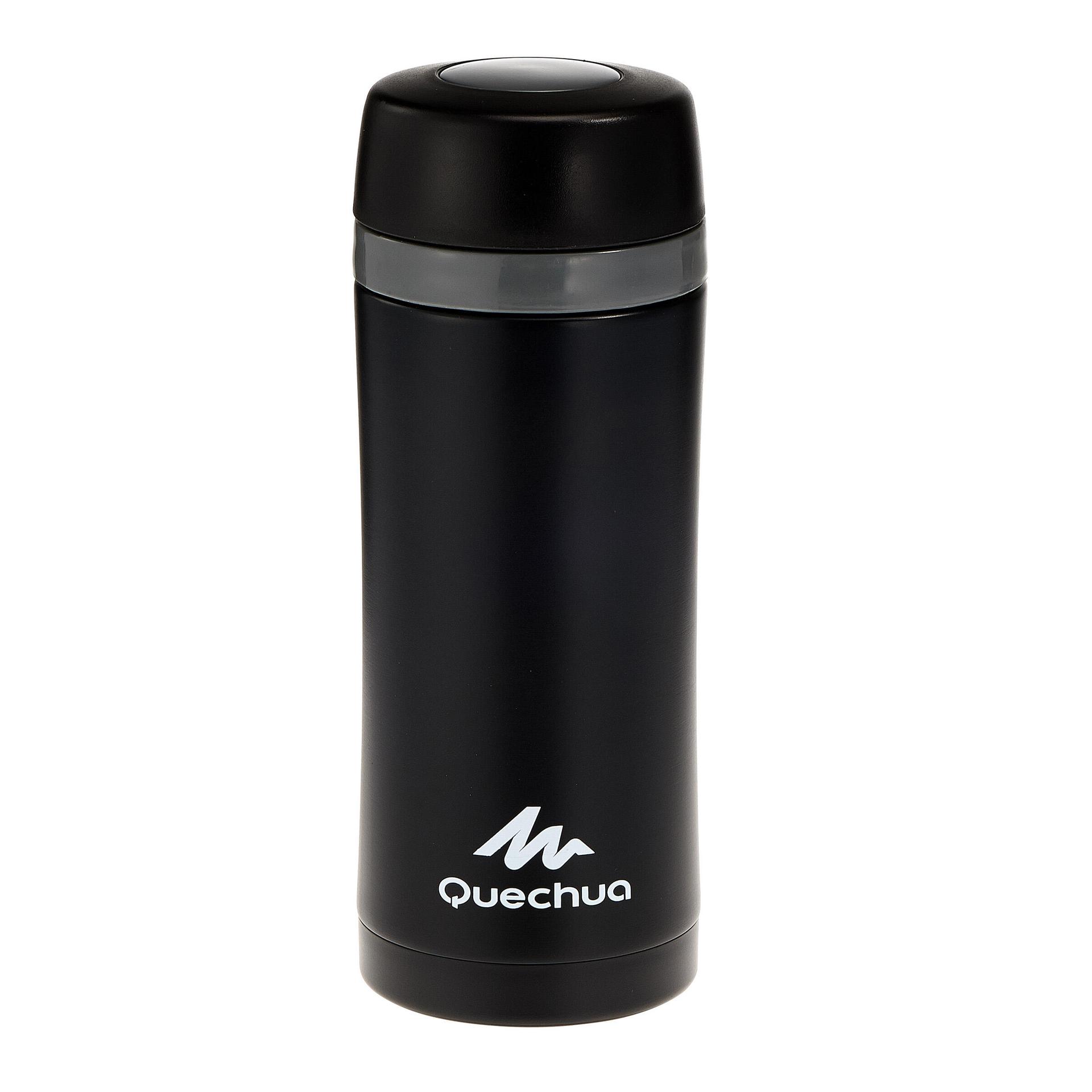 hiking isothermal stainless steel mug - 0.35l - black