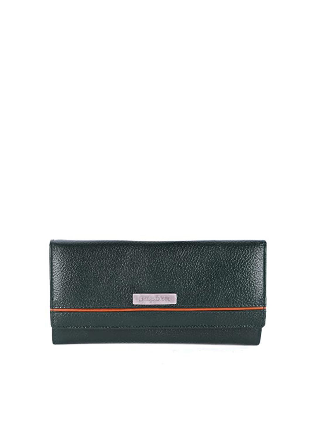 hileder textured leather envelope wallet