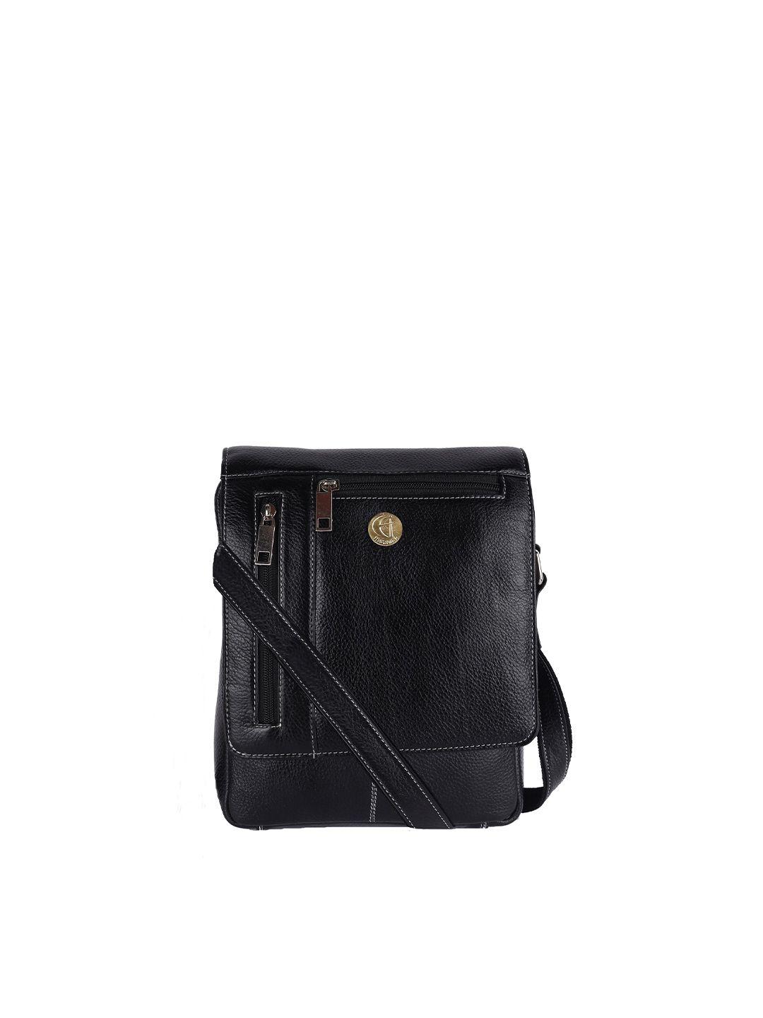 hileder unisex black messenger bag