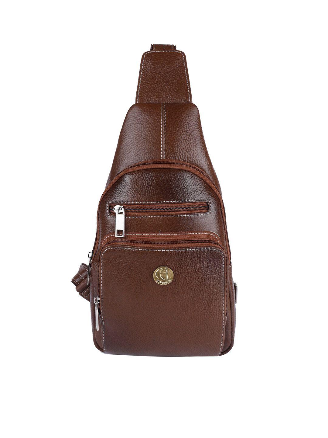 hileder unisex coffee leather backpack