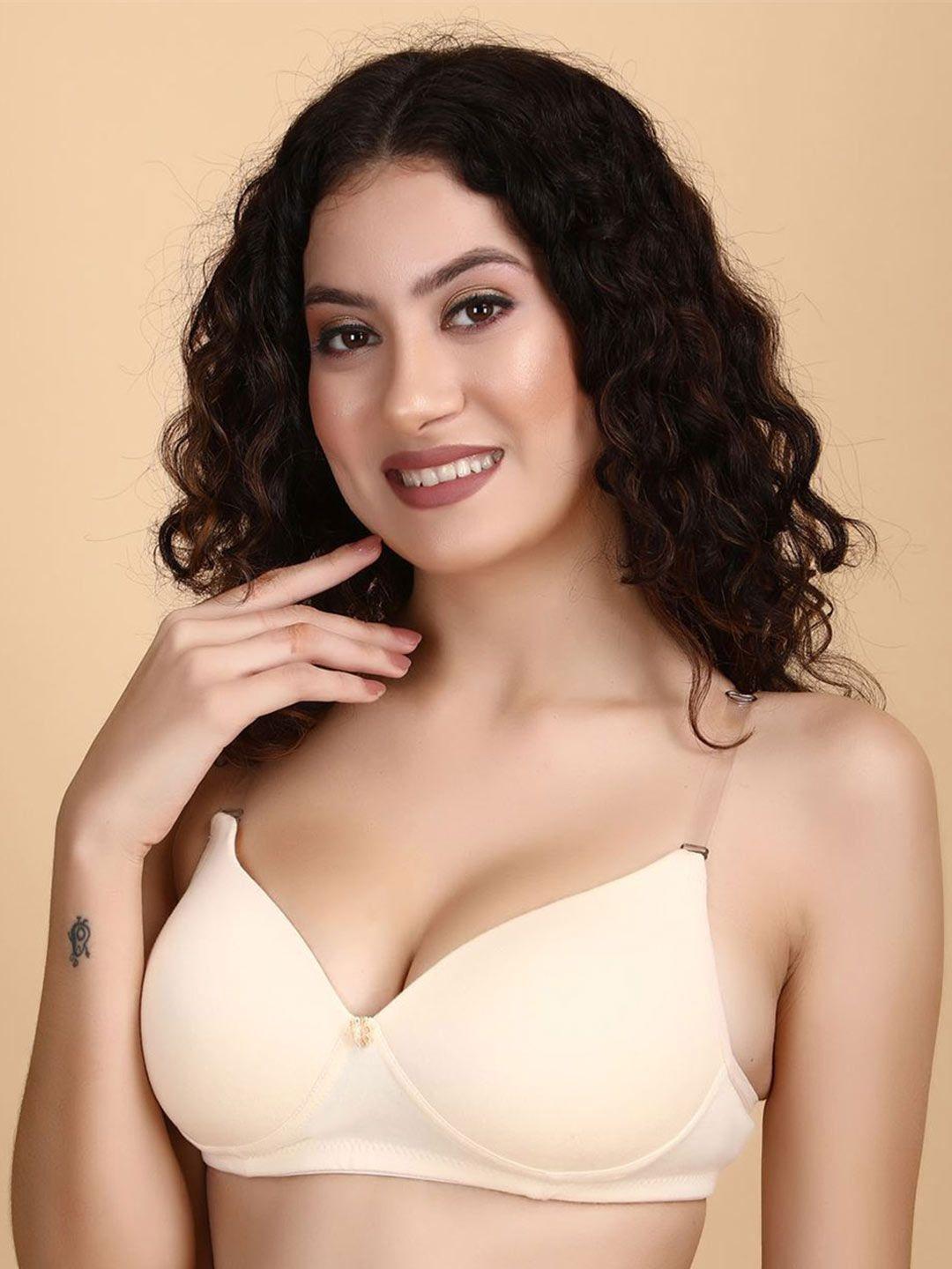 hill islands heavily padded cotton anti odour everyday bra with all day comfort