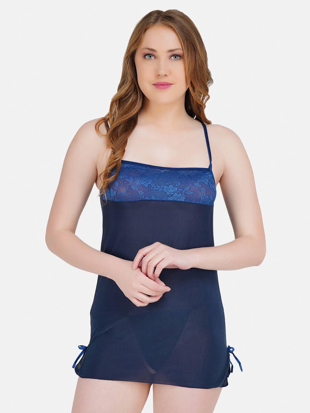 hill islands navy blue baby doll