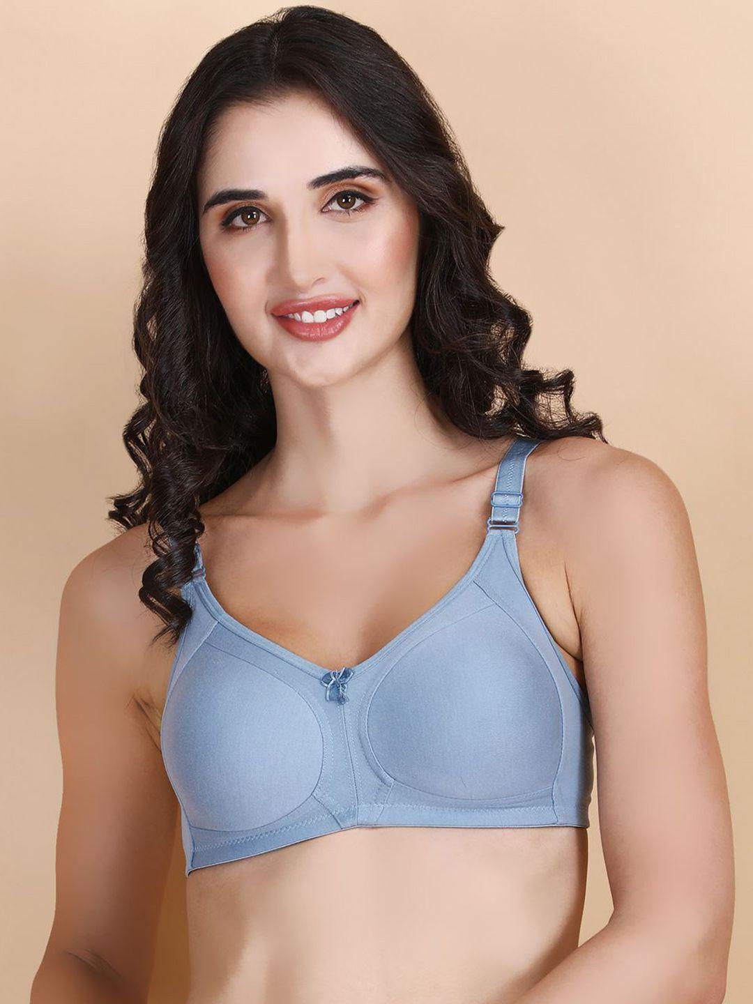 hill islands non padded full coverage all day comfort anti-odour cotton everyday bra