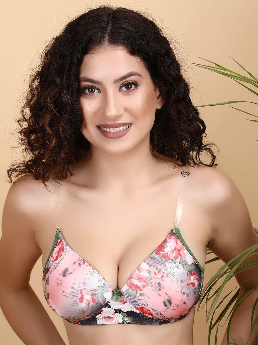 hill islandscmedium coverage underwired heavily padded everyday bra with side shaper