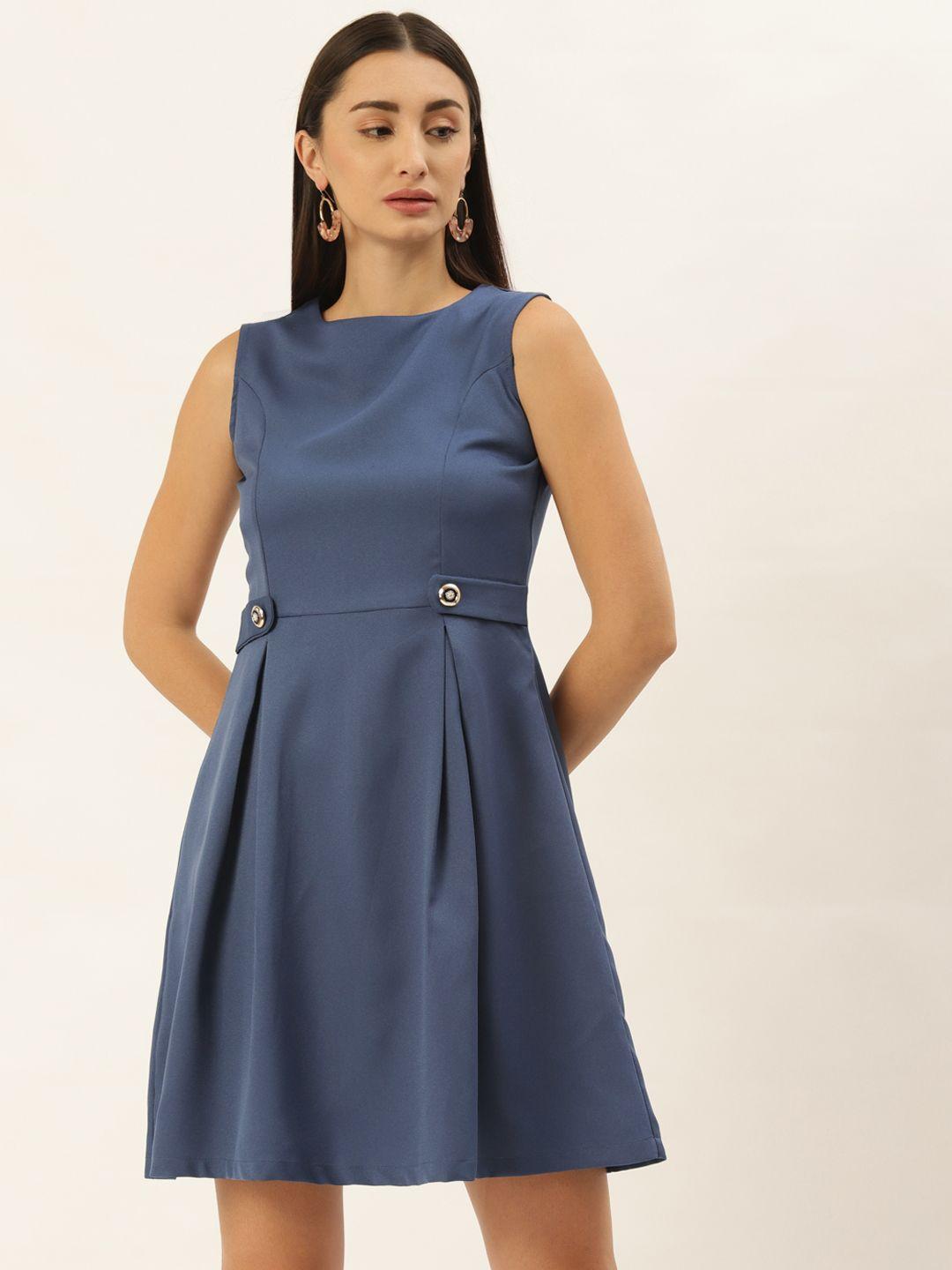 hill street blue crepe dress
