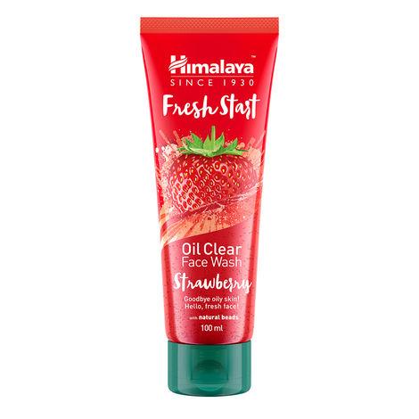 himalaya fresh start oil clear strawberry face wash (100 ml)