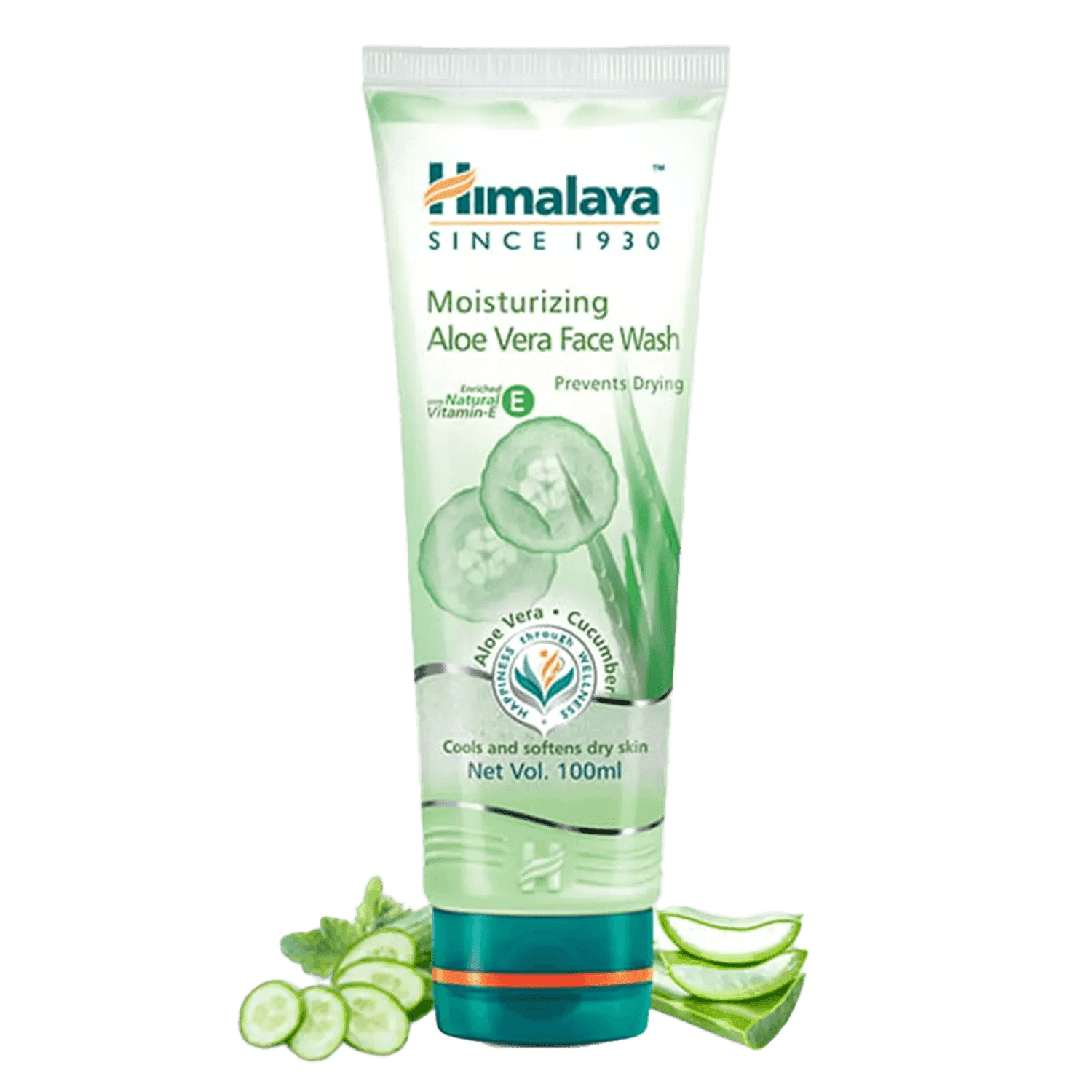 himalaya moisturizing aloe vera face wash (100ml)