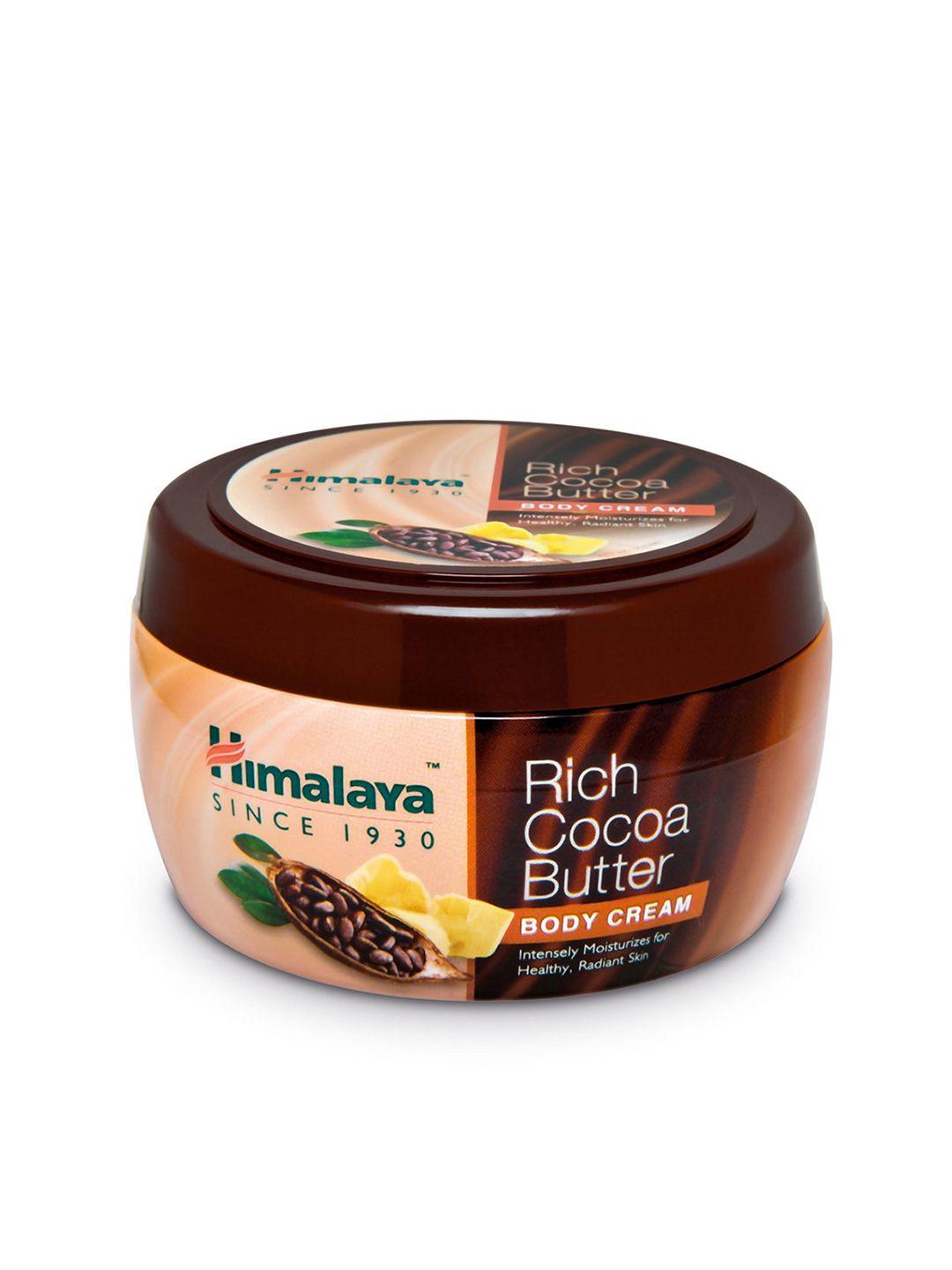himalaya rich cocoa butter body cream for moisturized healthy & radiant skin - 200 ml