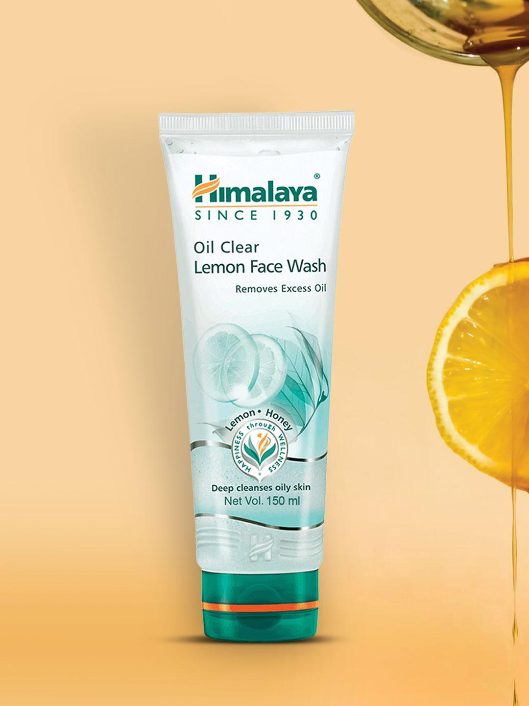 himalaya unisex oil clear lemon face wash 150 ml