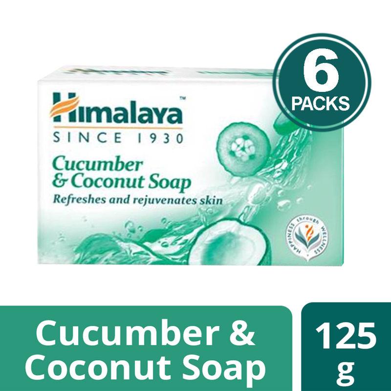 himalaya cucumber and coconut soap - pack of 6