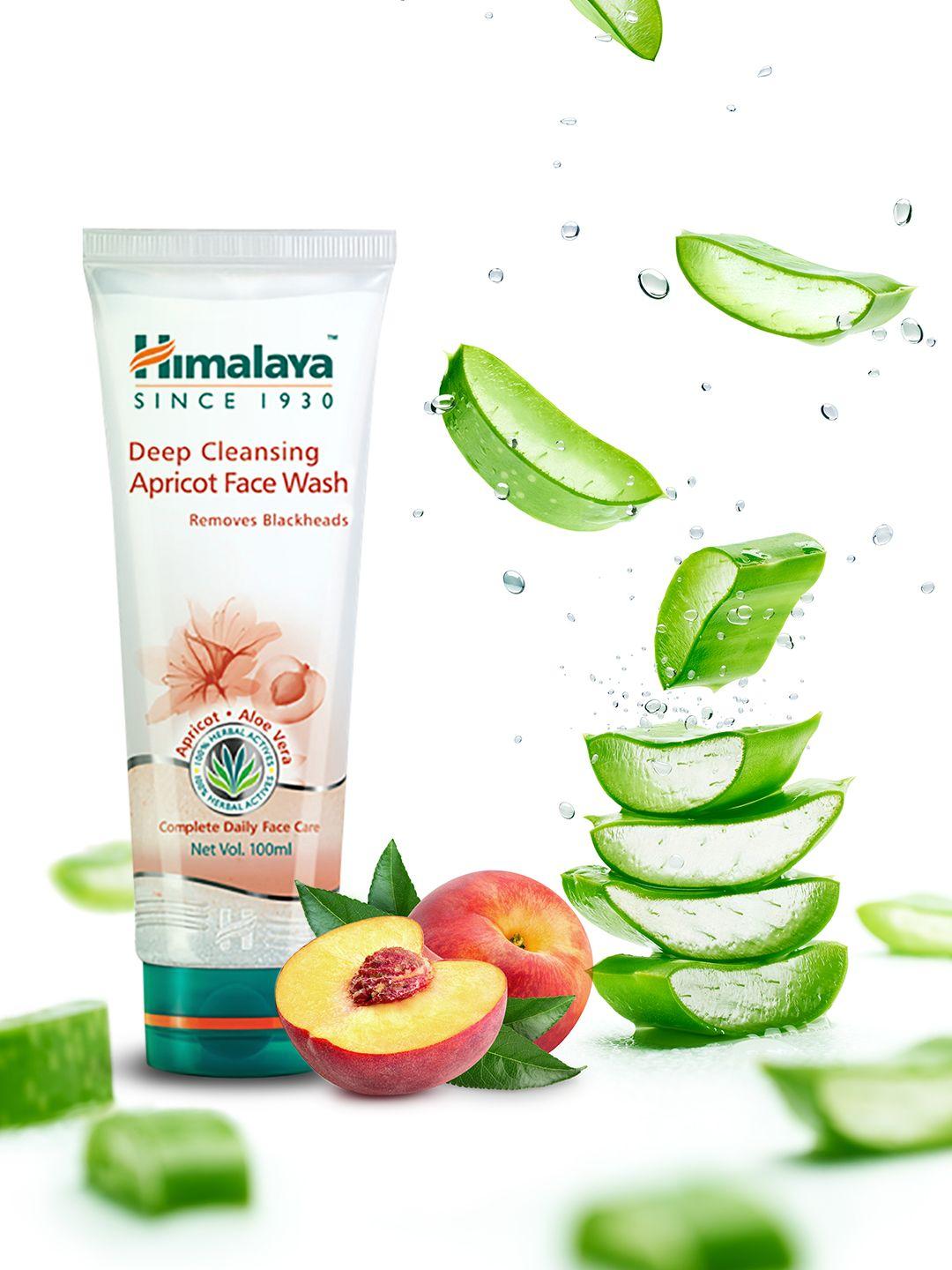 himalaya deep cleansing apricot face wash 100ml