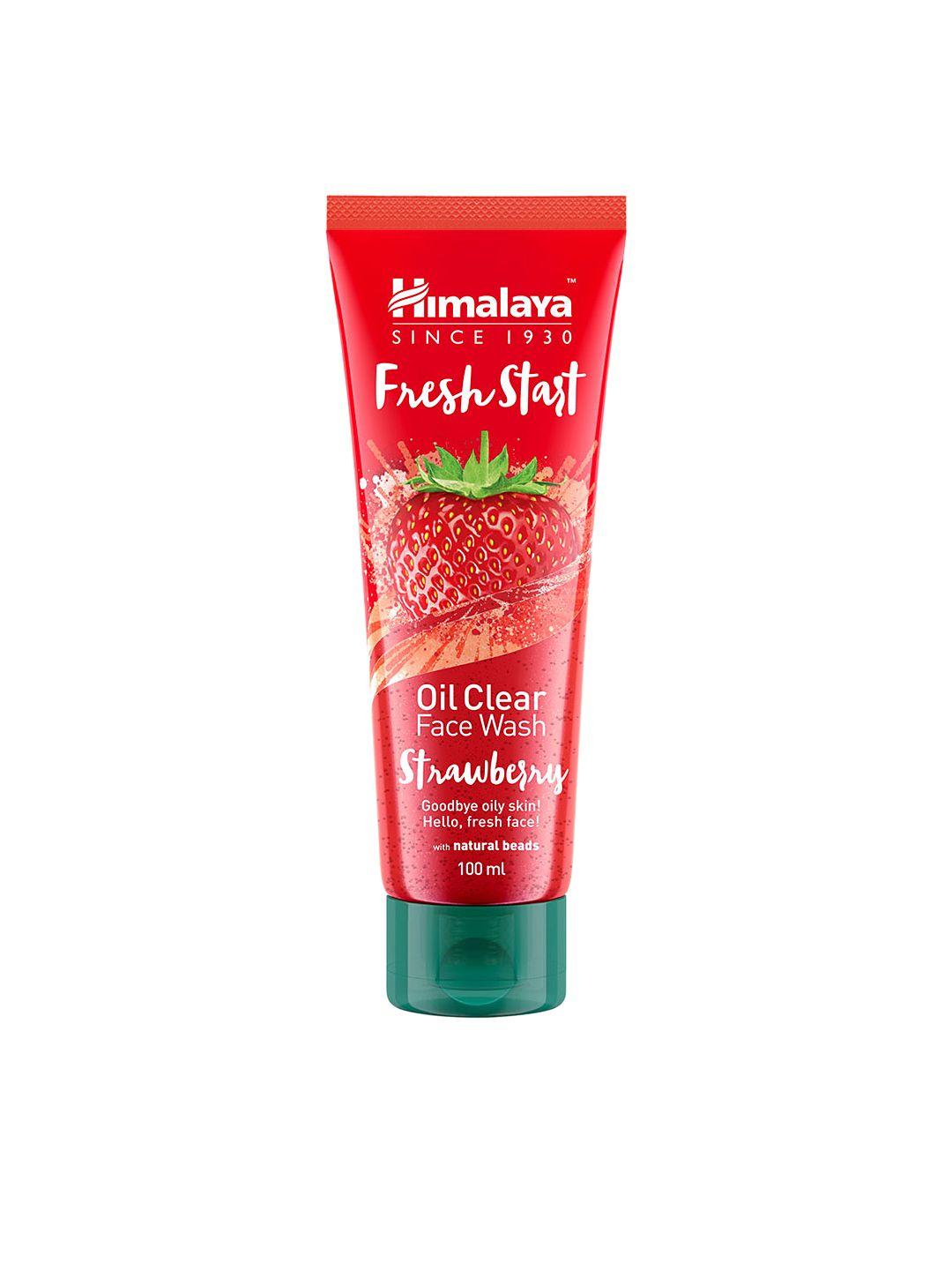 himalaya fresh start oil clear strawberry face wash 100 ml