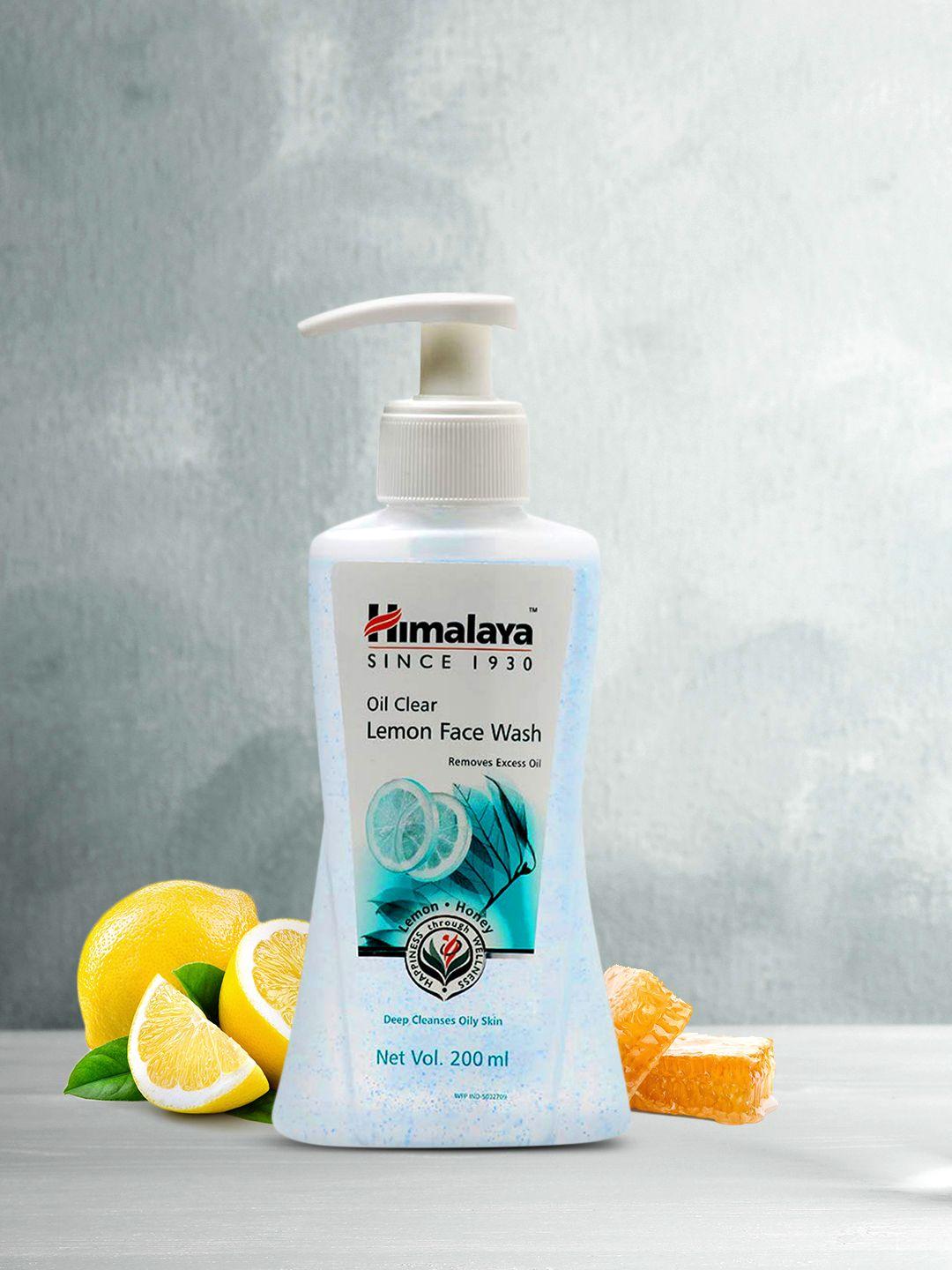 himalaya unisex oil clear lemon face wash 200 ml