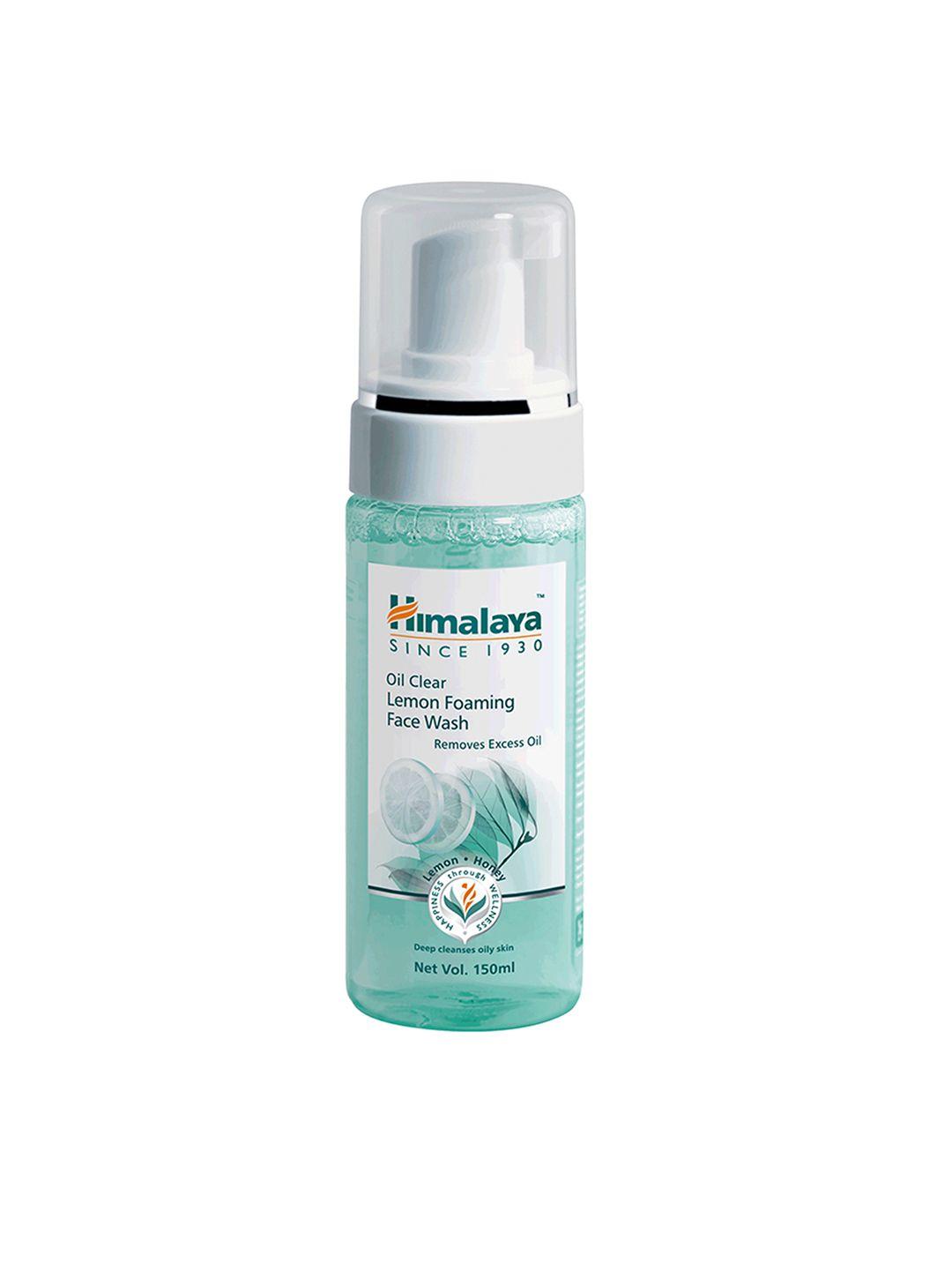 himalaya unisex oil clear lemon foaming face wash 150 ml