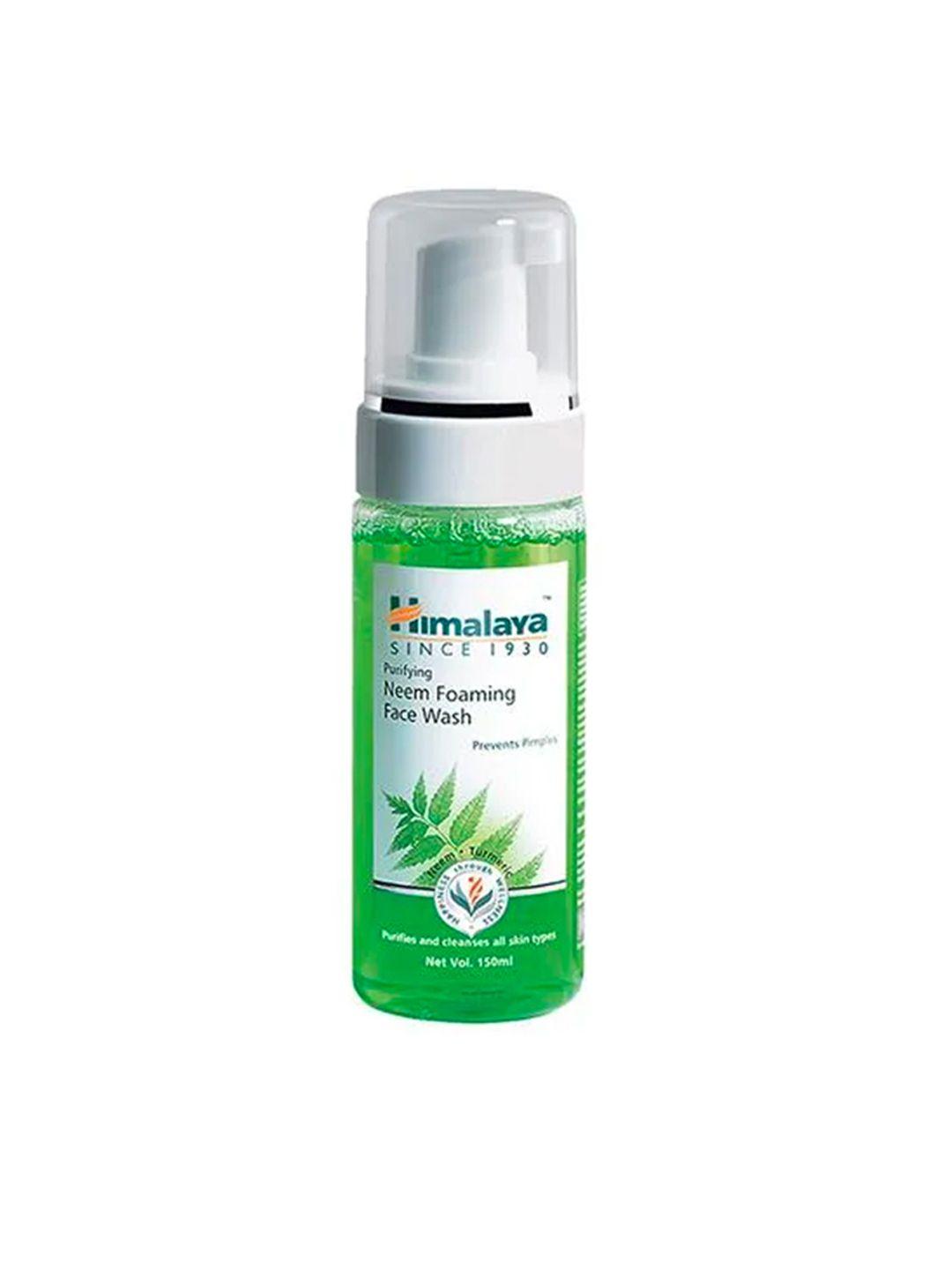 himalaya unisex purifying neem foaming face wash 150 ml