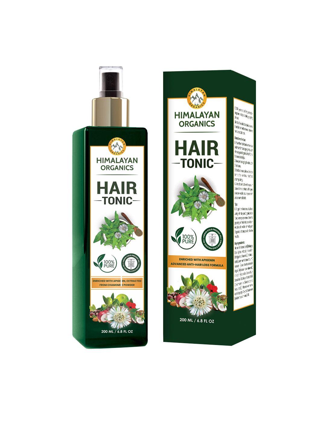 himalayan organics 100% pure advanced anti-hair loss hair tonic with apigenin - 200 ml