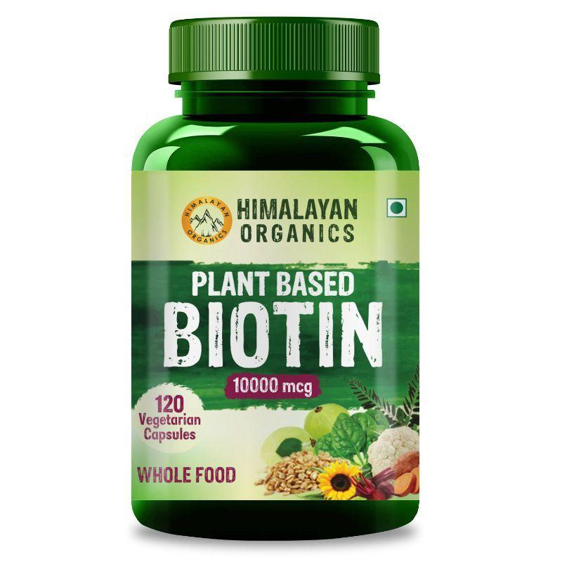 himalayan organics plant based biotin 10000mcg/serve