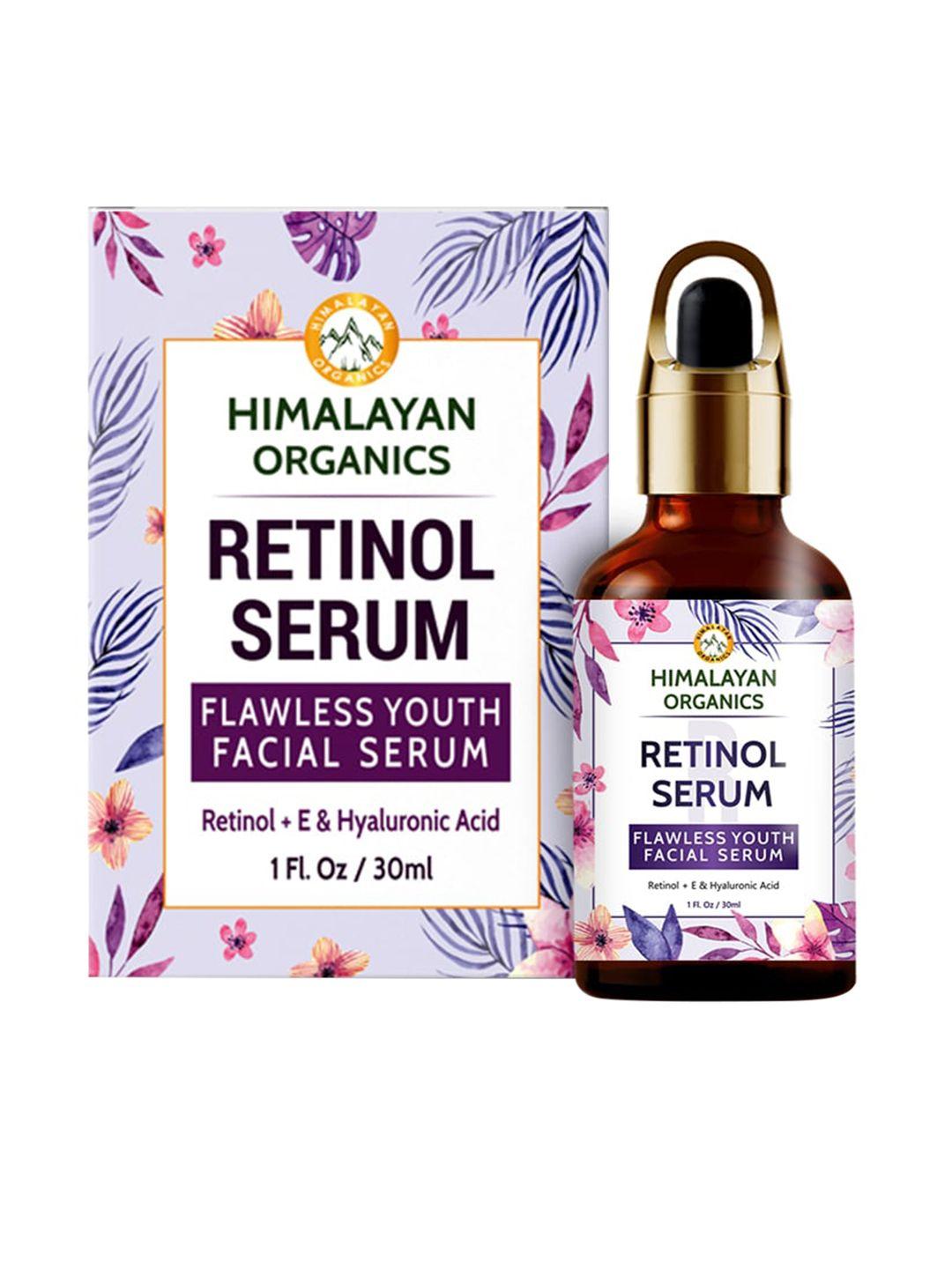 himalayan organics retinol face serum with hyaluronic acid & vitamin e - 30 ml