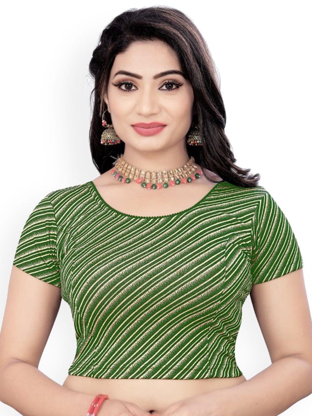 himrise abstract printed saree blouse