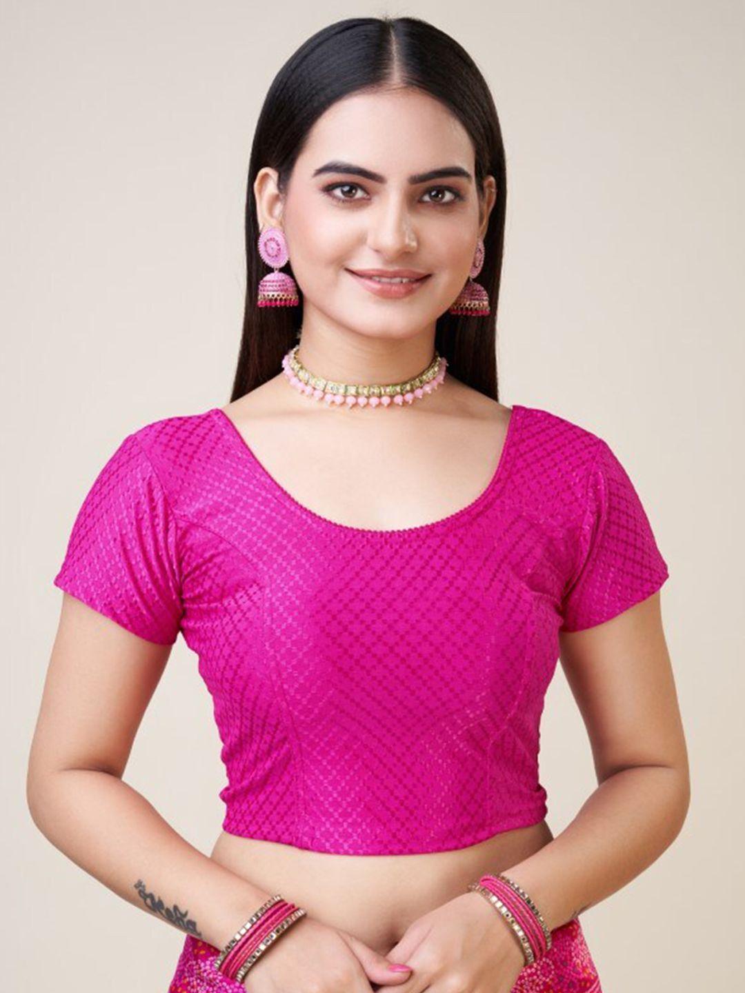 himrise ethnic motifs woven design silk saree blouse
