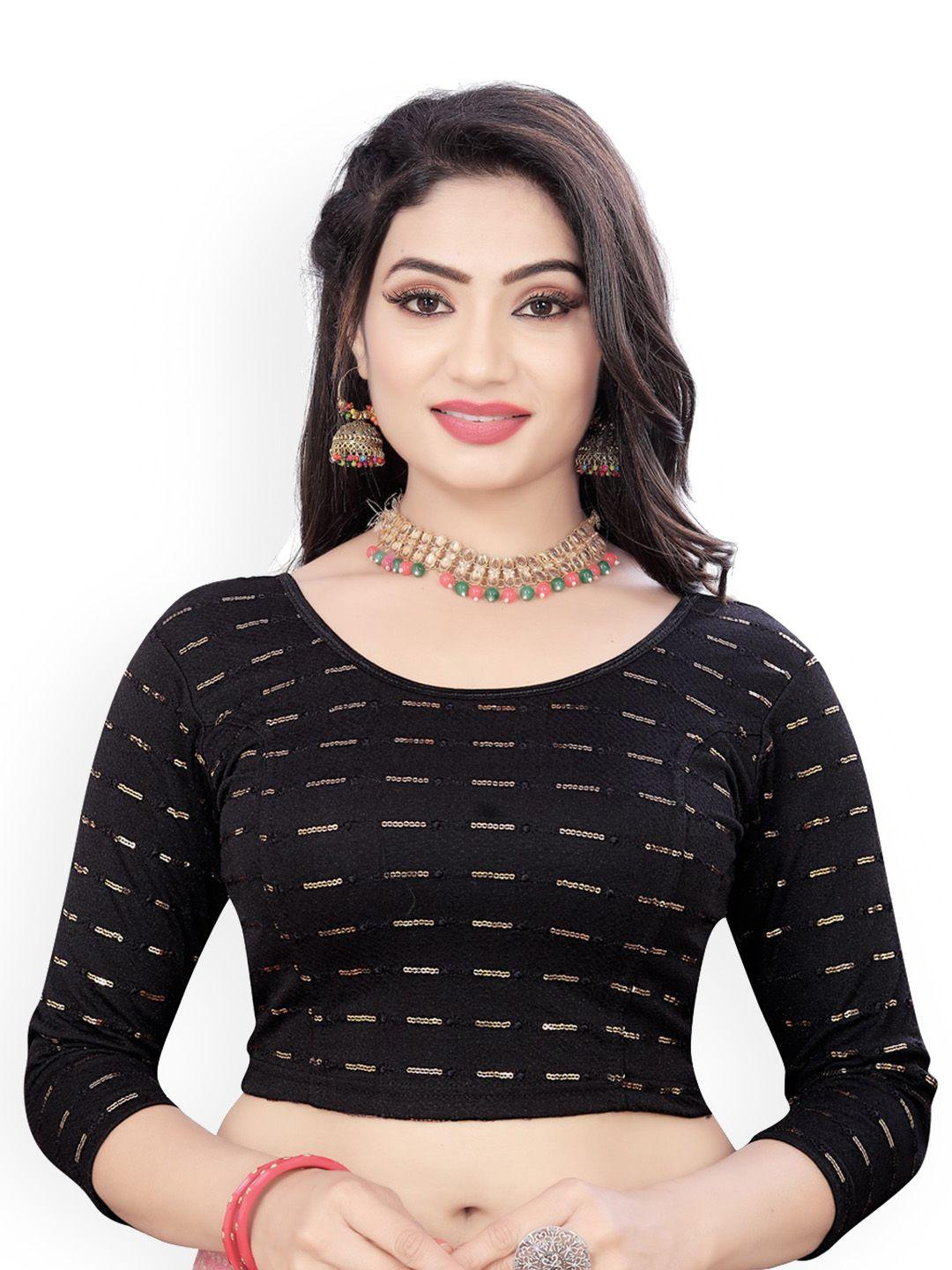 himrise sequin embellished saree blouse