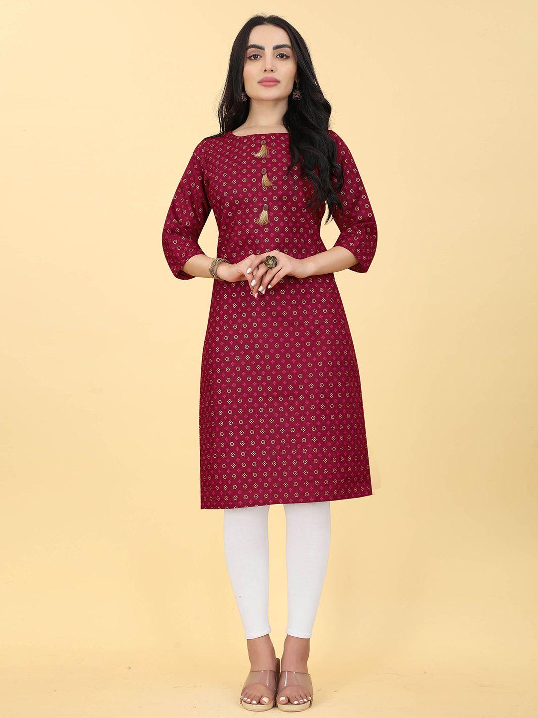 hinaya women ethnic motifs printed kurta