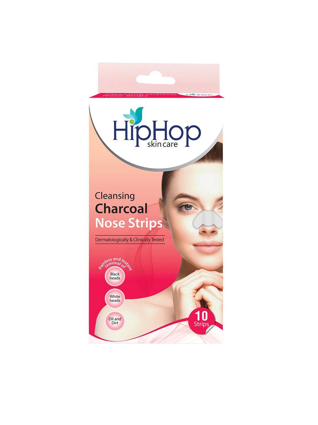 hiphop skincare cleansing charcoal nose strips - 10 strips
