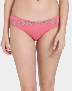 hipster panties with elasticated waistband