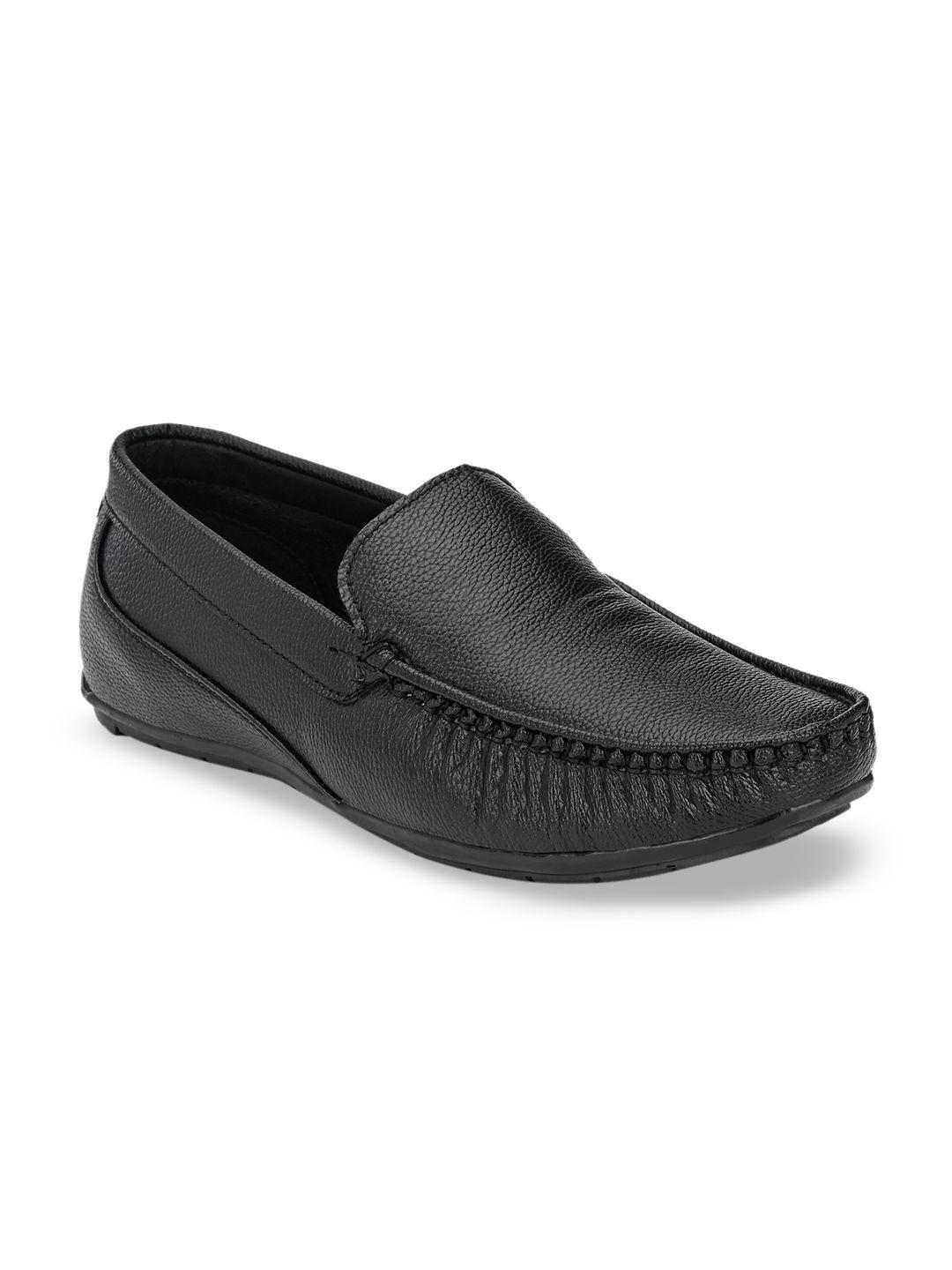 hirels men black loafers