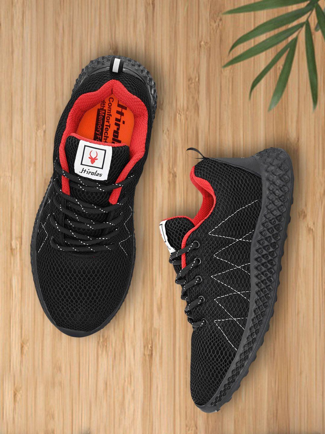 hirolas-men-black-mesh-running-shoes