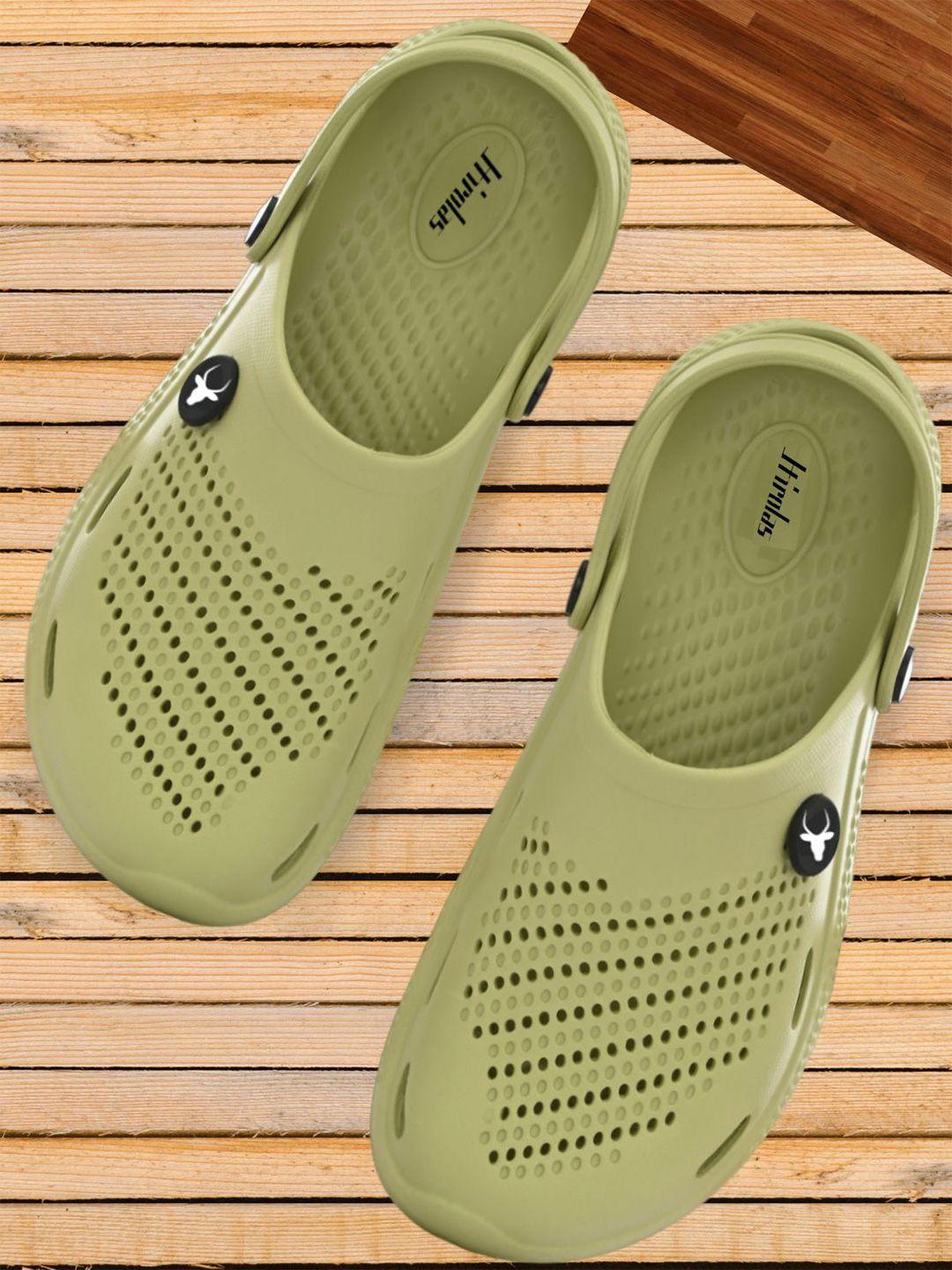 hirolas men perforated comfortable rubber clogs