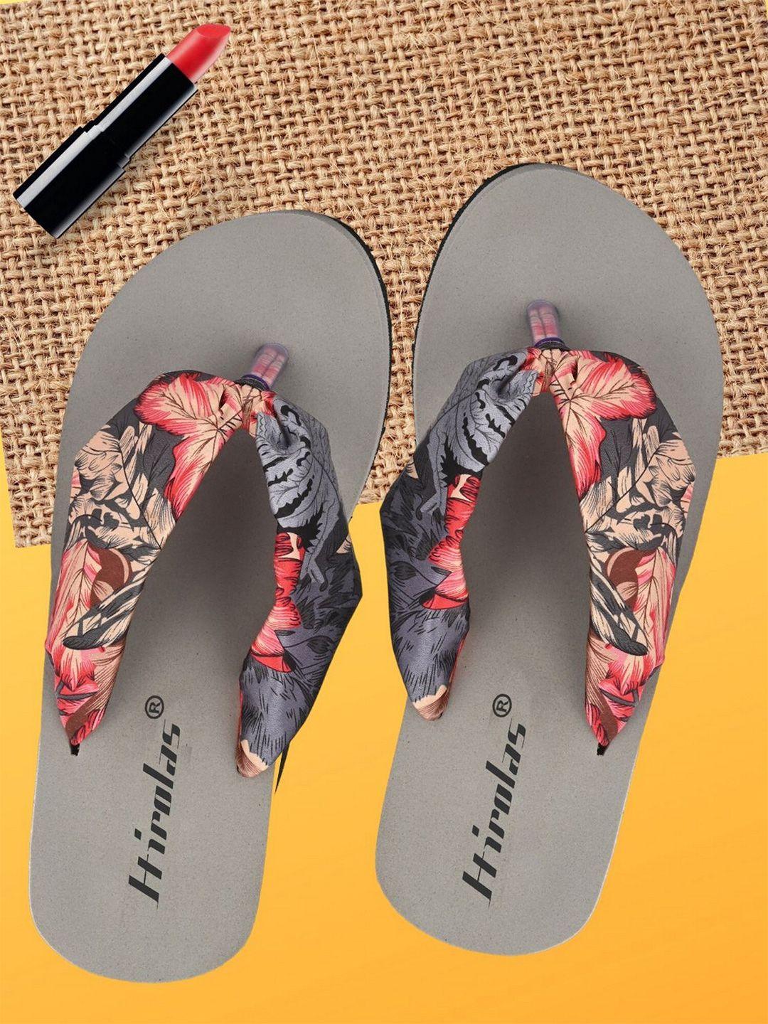 hirolas women printed thong flip-flops