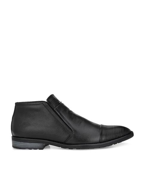 hitz men's black casual boots