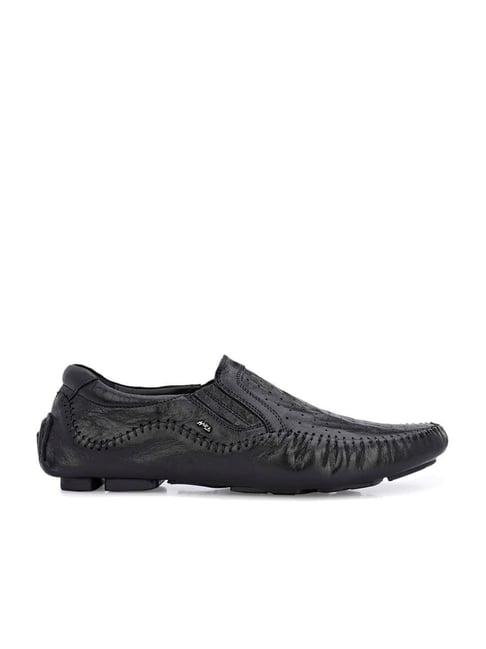 hitz men's black casual loafers