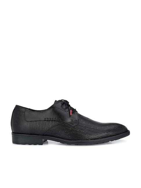 hitz men's black derby shoes