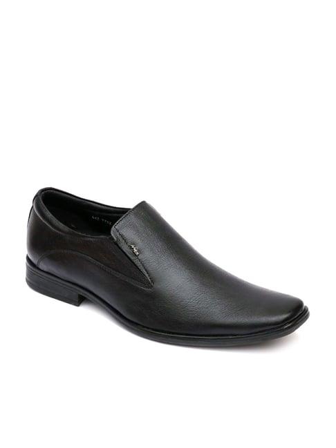 hitz men's black formal slip-ons