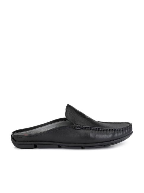 hitz men's black mule shoes